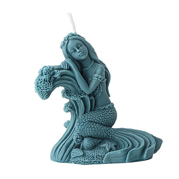 Grainrain Mermaid Silicone Candle Molds for Candle Making Wax Soap