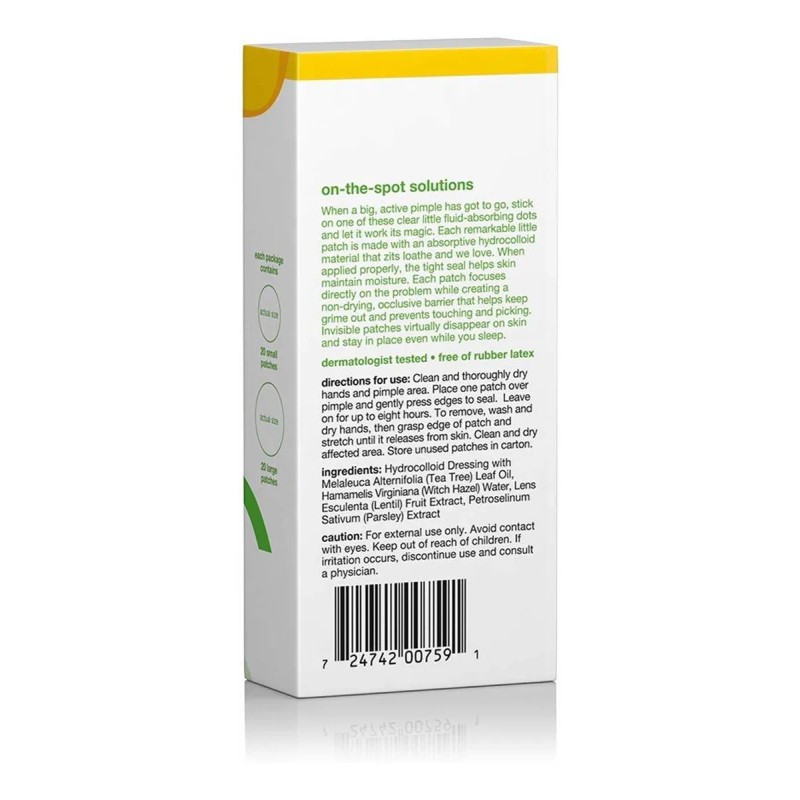 Alba Botanica Acnedote - Parches Para Espinillas, 40 Unidade