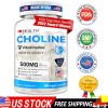 I LOVE HEALTH Choline Supplements 500mg, High Potency Liquid Choline
