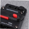 Gatuida 2pcs Circuit Breaker Blacksto e Blacw Black Color Power