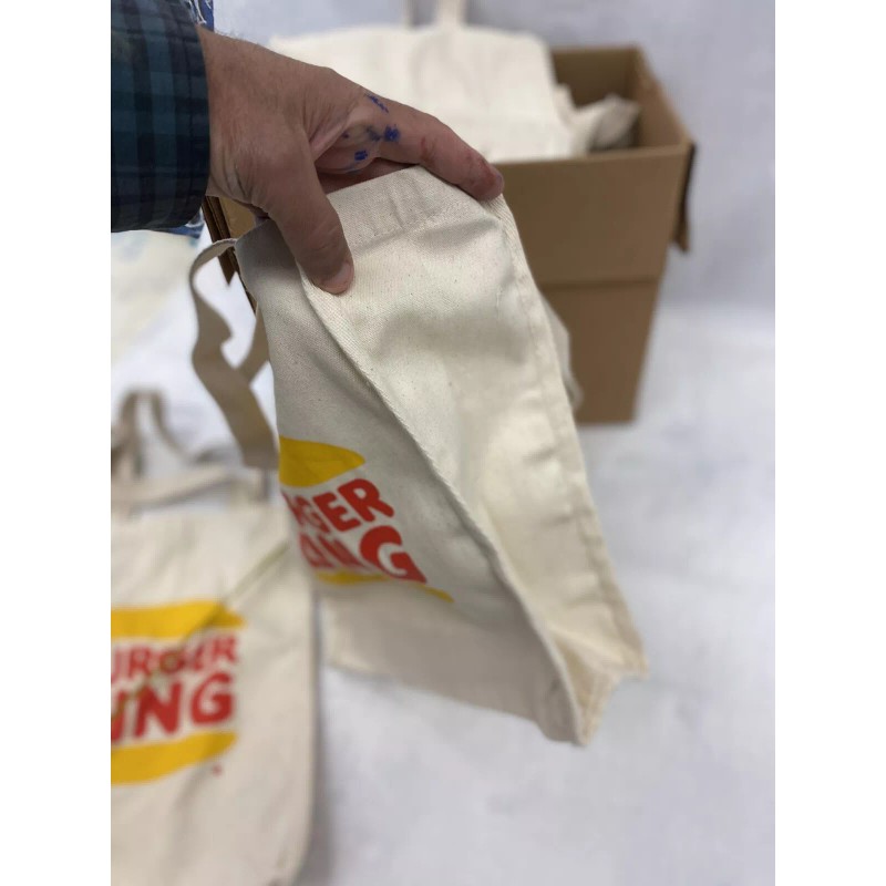 BURGER KING CANVAS TOTE BAG PURSE