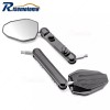 Risemotom8 RAM Ball Mount Motorcycle Rear View Side Mirror For