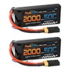 Powerhobby 2s 7.4v 2000mah 50c Lipo Battery w XT60 Plug