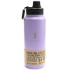 Aquapelli Viola Purple Vacuum Insulated Water Bottle, 34 oz