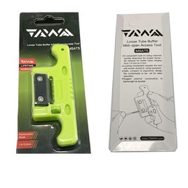 TAWA Fiber Cable Ribbon Stripper MSAT-5 FTTH Fiber Optic Stripping 1.9~3mm MSAT5 Access Tool Kit Loose Buffer Tube Stripper 1 PCS