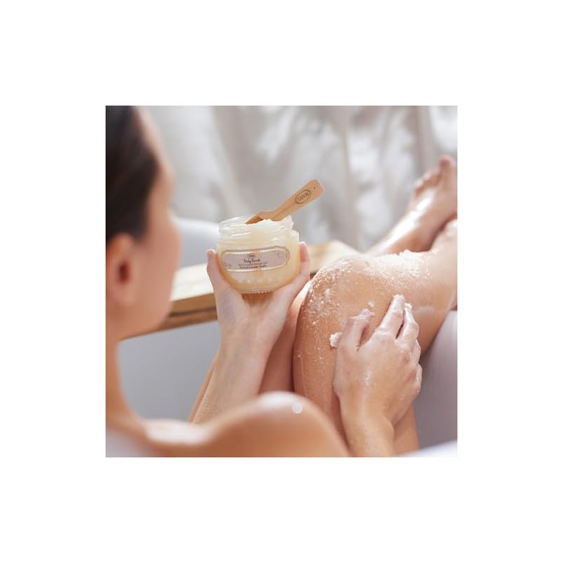 SABON Body Scrub, 11.3 oz (320 g), Patchouli, Lavender, Vanilla