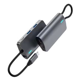 USB C Multi-Port Hub, USB C Multi-Port Adapter for MacBook Pro, 5-in-1 USB C to USB and USB C Hub Dongle Compatible for USB C Laptops and Other Type C Devices (5 Gb/s)