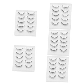 FOMIYES 5sets False Eyelashes Natural Look 3d Lashes Fake Lashes for Women 5pairs*5