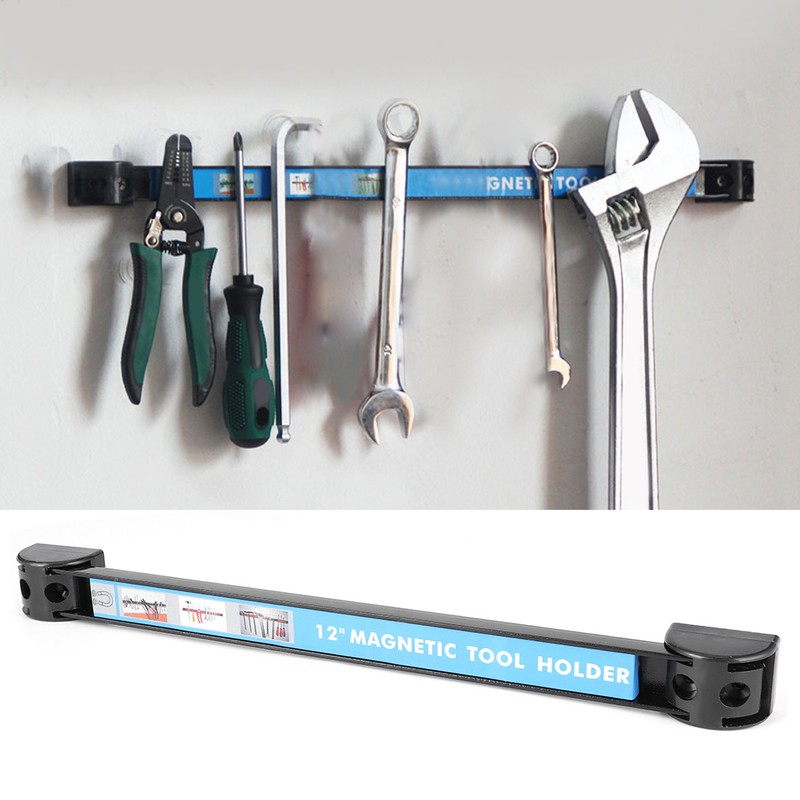Magnetic Tool Holder Organizer Shelves Connecting Strip for Garage Workshop12in