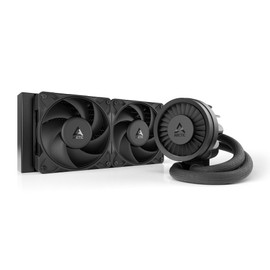 ARCTIC Liquid Freezer III Pro 240-240 mm AIO CPU Cooler, Water Cooling, 38 mm Radiator, PWM Pump, VRM Fan, AMD AM5/AM4, Intel LGA1851/1700 Contact Frame - Black