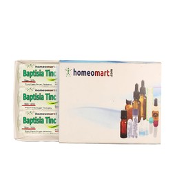 Homeomart.com Baptisia Tinctoria Homeopathy Pellets (Pills) in 200C Potency, Pack of 3