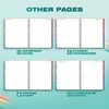 Hardcover Teacher Lesson Planner 2025-2026 Academic Year Calendar 8.5"x11", Aug