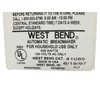 Set of Pan Seal Kits for West Bend Bread Maker