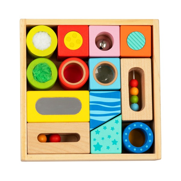 Brilliant Baby® Sensory Fun Blocks | Montessori Toy | Toddler