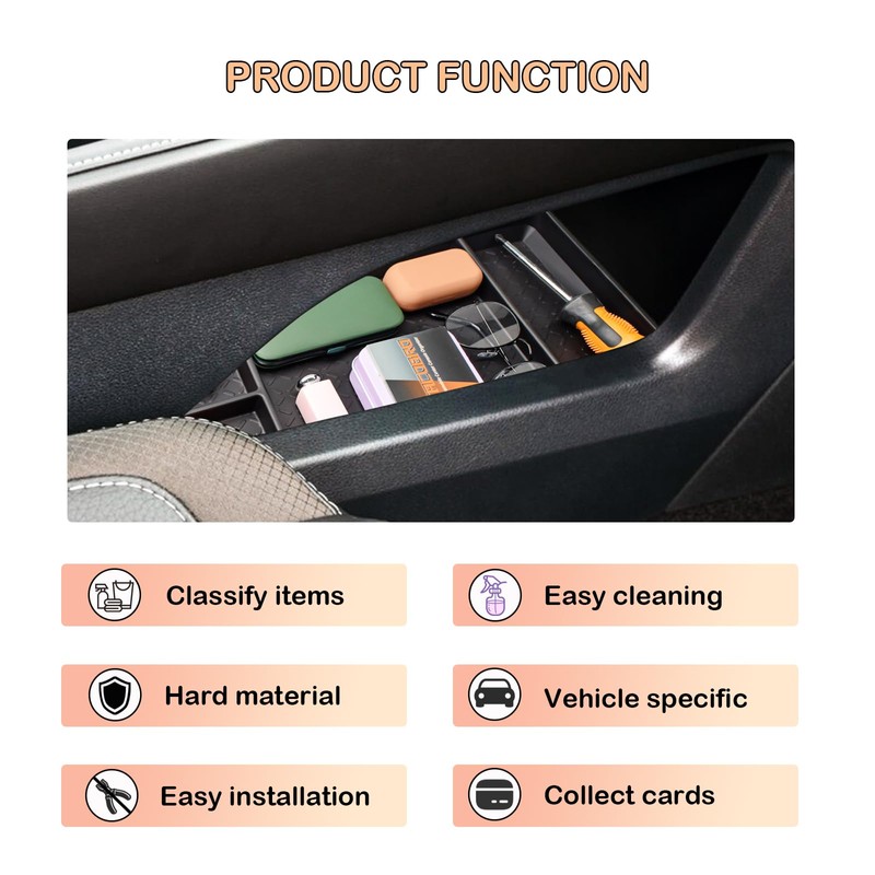 TACOBRO Lower Center Console Organizer Tray Compatible with Pathfinder 2022