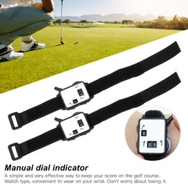 Score Counter, 3PCS Mini Wrist Stroke Counter Watch Manual Type Stroke Shot Keeper Lightweight Watch Compteur Manuel, Manual Dial Indicator for Sport Casino