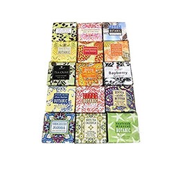 Jolitee French Milled Soap Set: 15 Botanical Scents, Essential Oils & Shea Butter, Natural Extracts, 15-Pack Mini Soaps