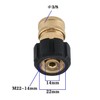 AIM Tools Pressure Washer Quick Connector 3/8 Inch Socket to