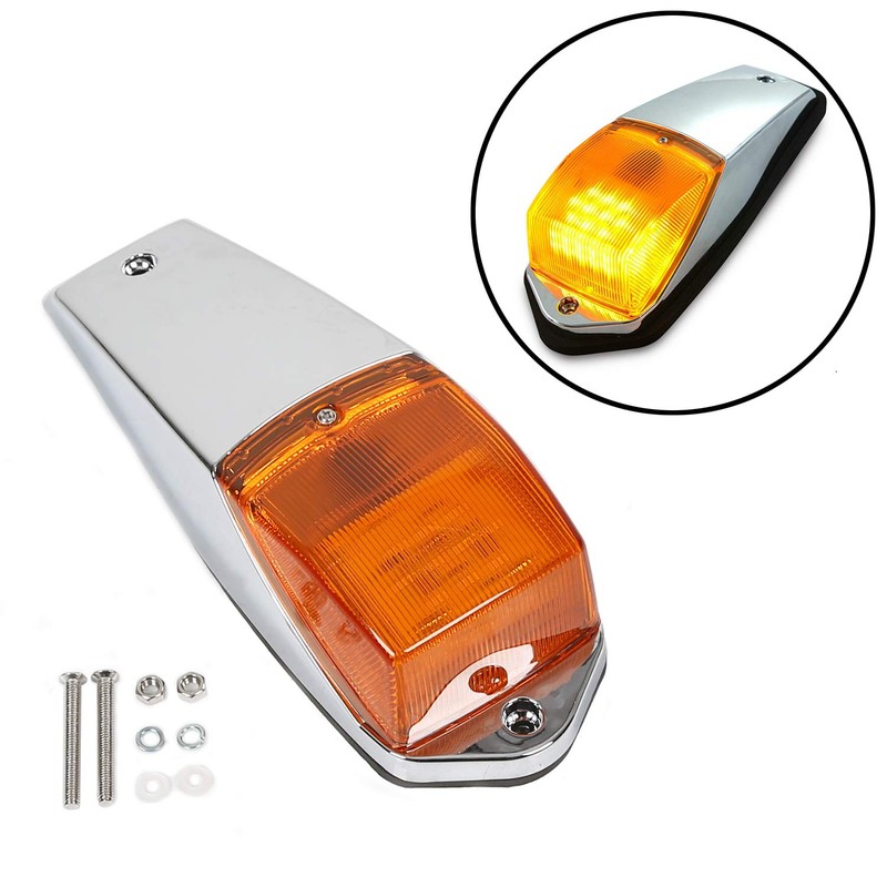 7BLACKSMITHS 5PCS 31LED Amber Cab Marker Light Top Roof Truck