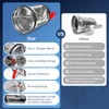 AMREMSU 4 Inch HVAC Duct Backdraft Damper - Stainless Steel