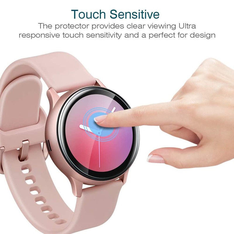Lamshaw Universal Round Watch Screen Protector, [6 Pack] Full Coverage