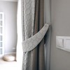 AMONENZ 6 Pcs Wall-Mounted Curtain Hocks, G Shape Tieback Hooks,