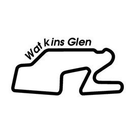 Watkins Glen Race Track Vinyl Decal Auto Window Car Custom Sticker Road Course, Die cut vinyl decal for windows, cars, trucks, tool boxes, laptops, MacBook - virtually any hard, smooth surface