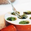 jinsongdafa Ceramic escargot baking plate,for appetizers, grilled snails, scallops, 6.22-inch(2