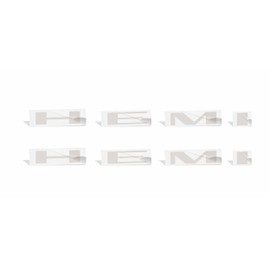 Reflective Concepts HEMI Fender Emblem Overlay Decal Stickers for 2020-2022 Charger R/T - (Color: Reflective Light Silver)