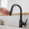 Modern Single Handle Pull Stainless Steel Kitchen Sink Faucet Matte