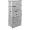 Sorbus Dresser w/ 5 Drawers - Furniture Tall Storage Organizer