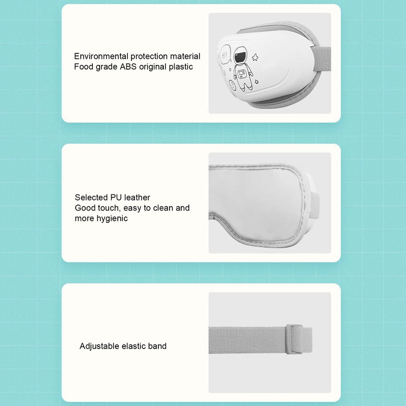 Childrens Eye Massager USB White Constant Temperature Hot Compress Eye