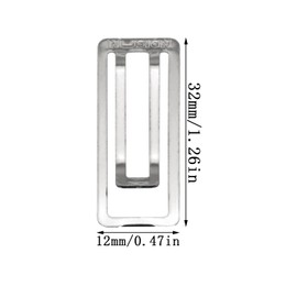 yyangz 20PCS Metal Non Slip Paper Clips Sticky Note Holders Bookmarks U Shaped Pins Paper Clips Paper Clips Quarter Pins Silver Used as Bookmarks Organize Files Fix Tablecloths Used for DIY Projects