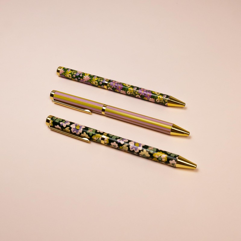 Robert Frederick Willow and Belle Mixed Design Ballpoint Pens in