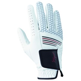 Casco Golf Gloves, Zeus Impact Zeus Impact Gloves, Men's ZI-1926R, White, 8.7 inches (22 cm), The upper side adopts a 2-way knit that stretches well and fits well