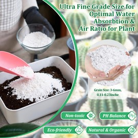 Legigo 30 Quarts Organic Horticultural Perlite for Plants Indoor- Natural Horticultural Soil Additive Conditioner Mix for Improves Drainage, Ventilation and Root Growth