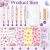 48 Sets Summer Gifts Pens Bulk 48 Butterfly Flower Pens,