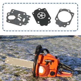 SING F LTD 1Set Carburetor Carb Repair Kit Gasket Compatible with Dolmar 112 114 117 119 120 Diaphragm Repair Kit Compatible with Tillotson HK Carburetor