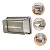 Ipetboom Wall Mounted Tissue Dispenser Transparent Magnetic Tissue Box for