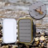 Fliegen-Köder Koffer wasserdichter transparenten Schaum gepolsterter Köder-Speicher-Double Side Kasten für