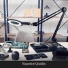 Brightech LightView PRO Magnifying Desk Lamp, 2.25x Light Magnifier, Adjustable