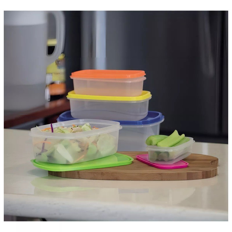 Tesso Set Contenedores Arcoíris 5 Pzas