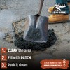 Liquid Rubber Asphalt Patch – 44lb Pail Ready-to-Use Pothole Repair