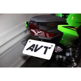 AVT Ninja Ninja 500 / z500 / 400 / z400 Fender Eliminator NI Kit 2018-2026 - SMOKE FLUSH LED Turn Signals Tidy Tail