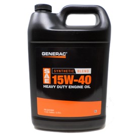 Generac 0J5160A 15W-40 Synthetic Blend CK-4 Heavy Engine Oil Gallon