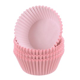 HARFINGTON 100 Count Cupcake Liners Pink Cupcake Cups Standard Size Muffins Liners Papers Baking Cups Wrappers Greaseproof for Party Wedding Birthday