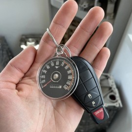 Sands Original Products Mustang 1967-1969 120 MPH Speedometer  Keychain - Ford Mustang Speedo Keyring