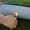 Picnic Fire Blanket Silicone Coated Glass Fiber Grey Filleted Corner