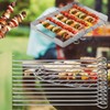 12PCS Metal BBQ Skewers - Reusable Grill Kebab Sticks, 20cm