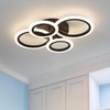 Shine LUEST 34W Modern LED Ceiling Light, 3000K-6000K Dimmable Ceiling